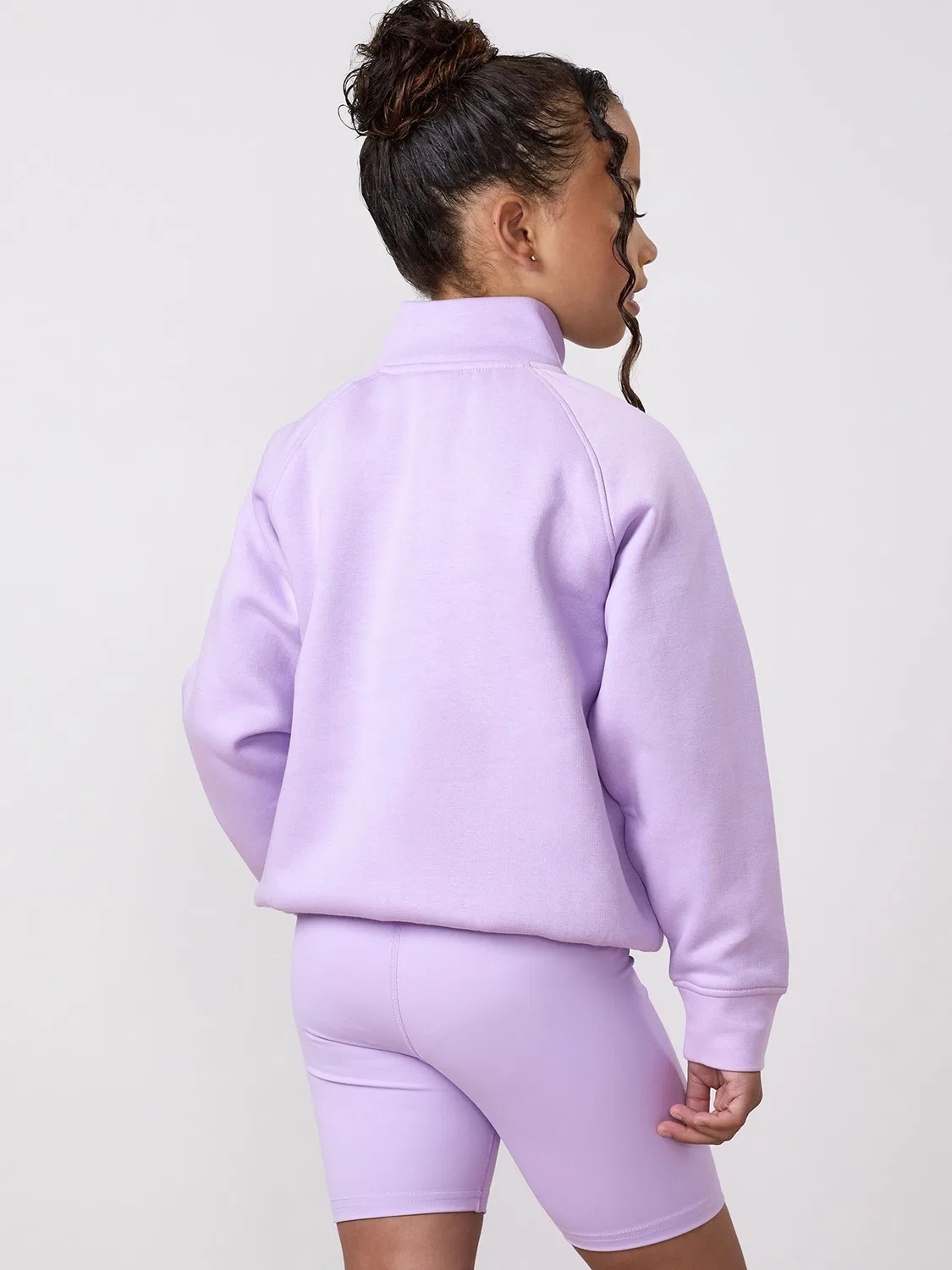 Толстовка с воротником-стойкой, 365 Raglan Sleeve Funnel Jumper Gym King, фиолетовый — фото 2