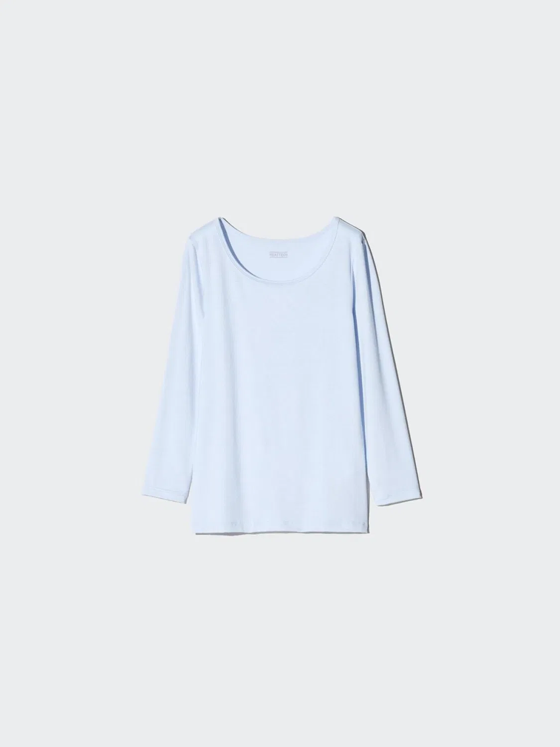 Футболка детская с длинным рукавом Uniqlo, светло-синяя