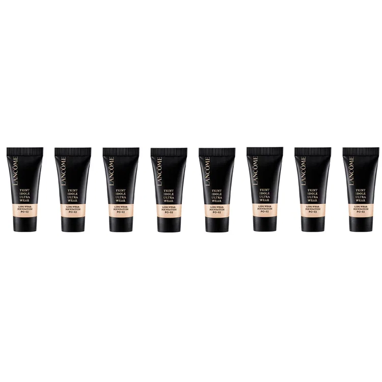 Женская жидкая тональная основа с пробниками LANCOME, PO-03 Natural