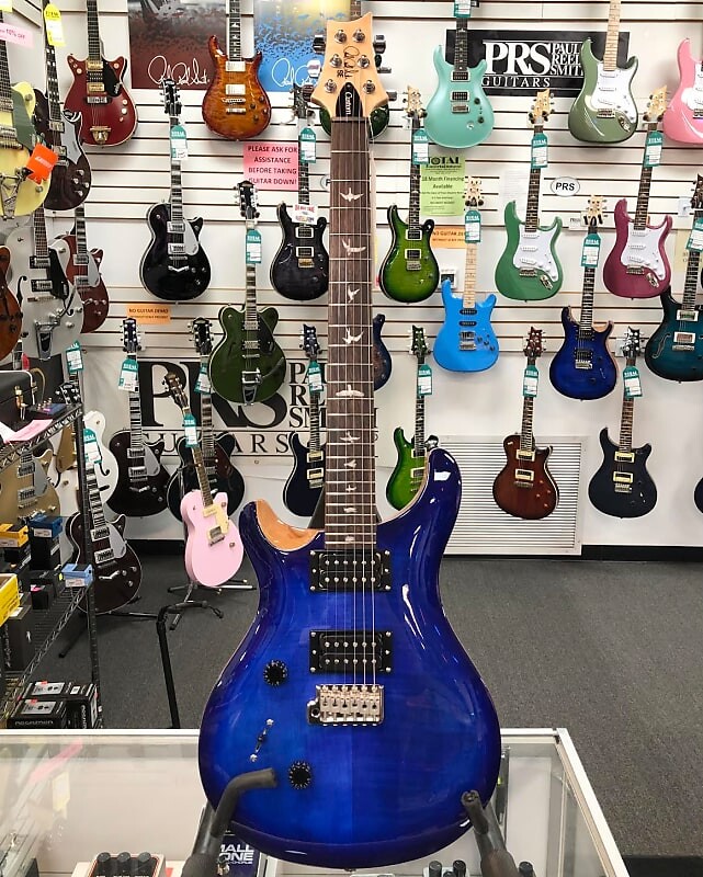 

Электрогитара PRS SE Custom 24 Left-Handed Blue Burst с сумкой