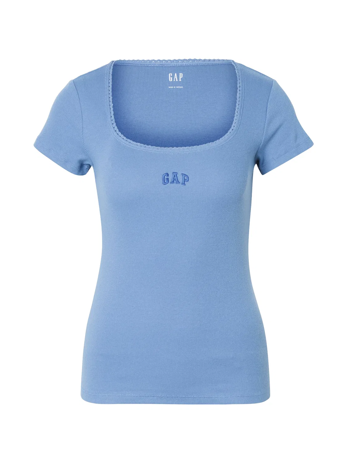 Рубашка Gap небесно-голубого цвета