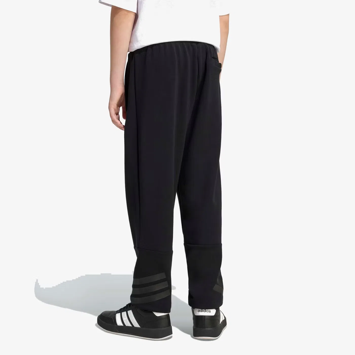 Штаны спортивные с манжетами Future Icons Adidas, черный — фото 3