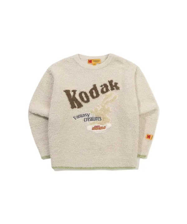 Свитшот софт жаккард для детей, Cine Lounge, Kodak Kids, слоновая кость