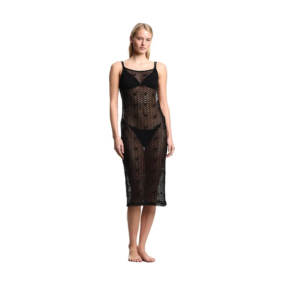 Женский хлопковый халат с капюшоном Emporio armani, Black