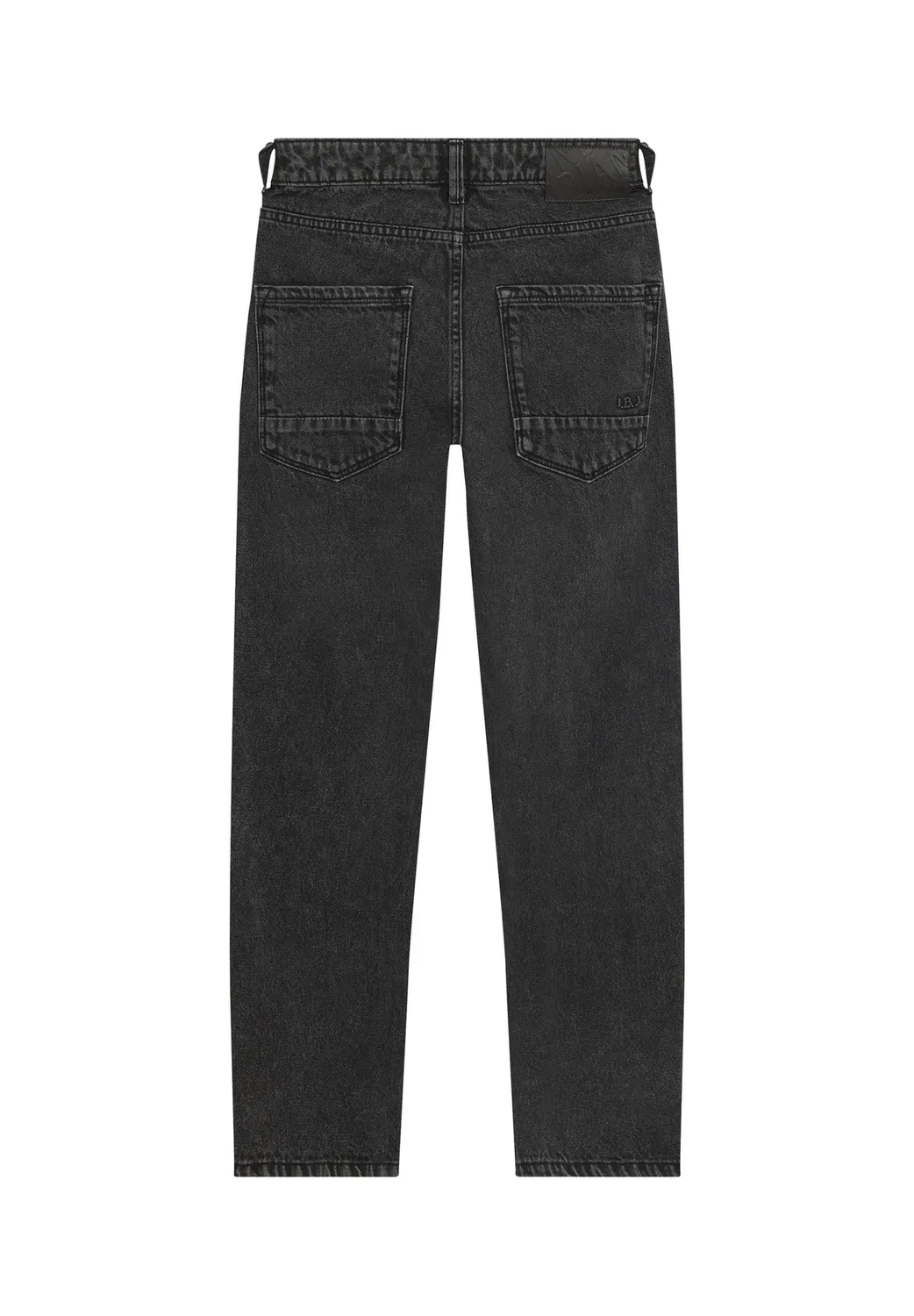 Широкие свободные черные джинсы - джинсы свободного кроя Indian Blue Jeans, Black Denim — фото 2