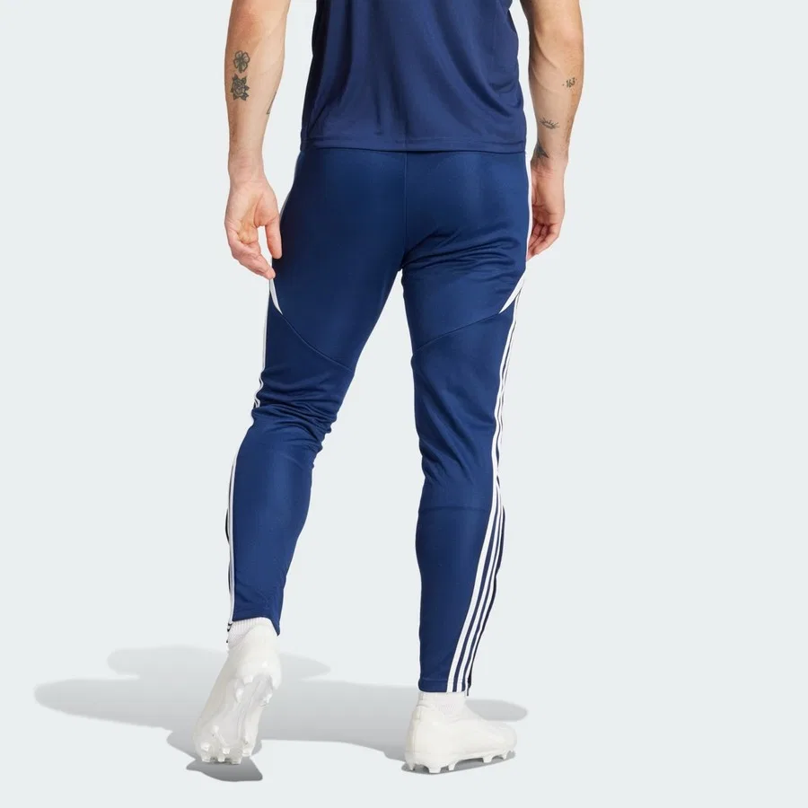 Штаны спортивные с длинным рукавом Performance Tiro 24 Slim Training Pants adidas, Сине-белый — фото 2