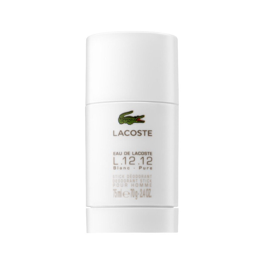 

Парфюмированный дезодорант-стик Lacoste Eau de Lacoste L.12.12 Blanc-Pure, 75 мл, Белый, Парфюмированный дезодорант-стик Lacoste Eau de Lacoste L.12.12 Blanc-Pure, 75 мл