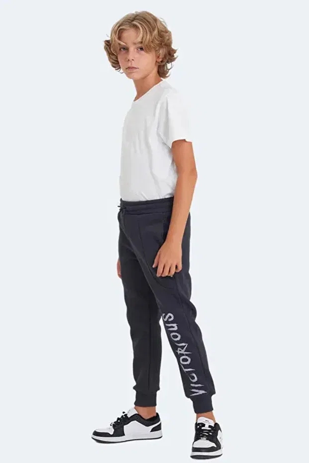 Детские спортивные брюки для мальчиков с принтом Slazenger, Dark Gray