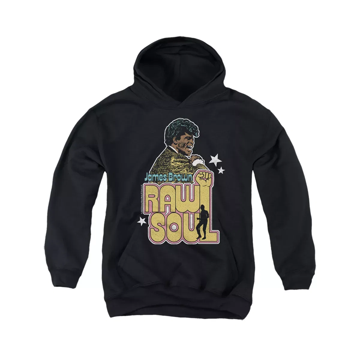 Детский худи с принтом Raw Soul LOGOVISION, Black