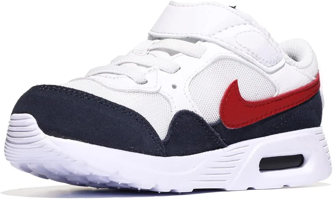 Детские кроссовки для мальчиков Air Max Sc Nike, White/University Red/Obsidian