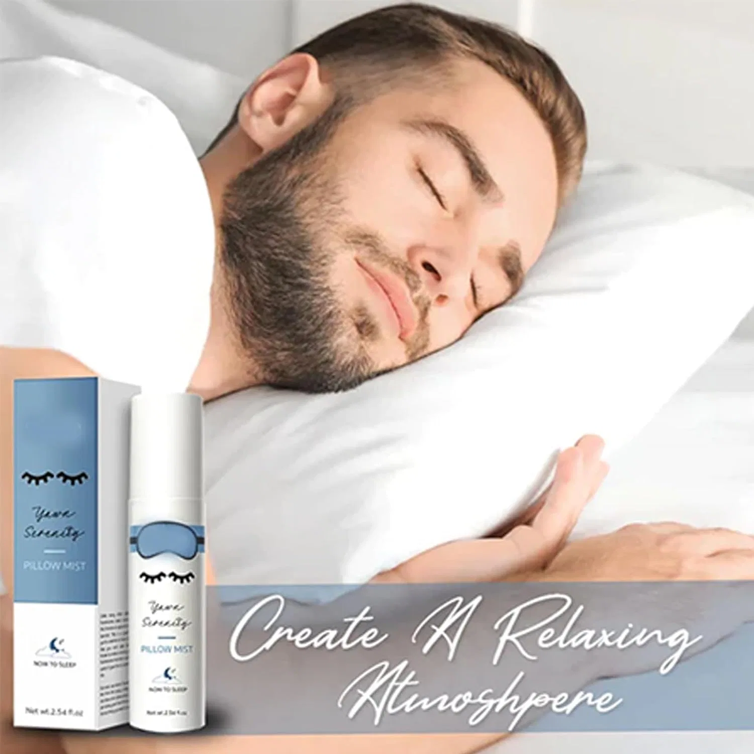 Подушечный спрей для сна Oveallgo YawnSerenity Ultra, 3 шт, 75 мл Godemmio — фото 2