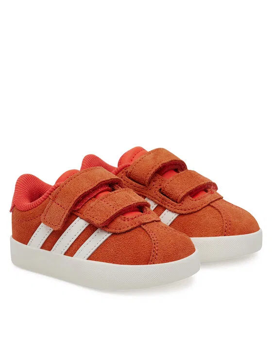 Кроссовки VL Court Adidas, красный — фото 2