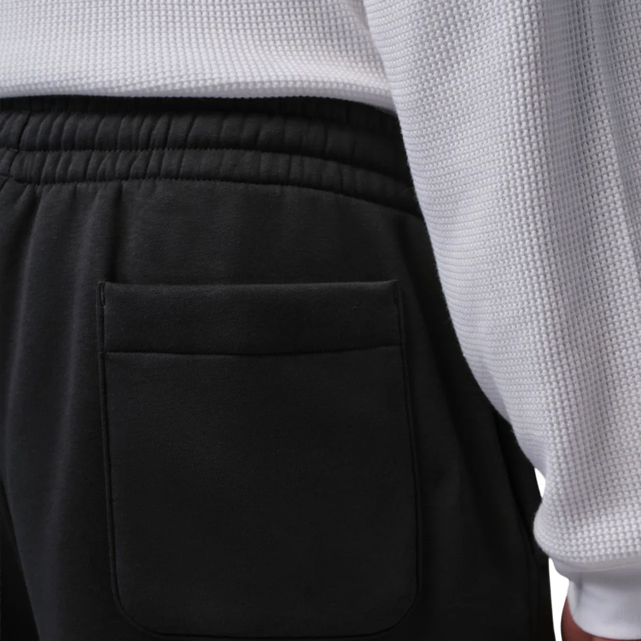 Мужские карго-брюки из флиса с принтом Jordan Brooklyn GFX Fleece Cargo Pant Jordan, Black — фото 4