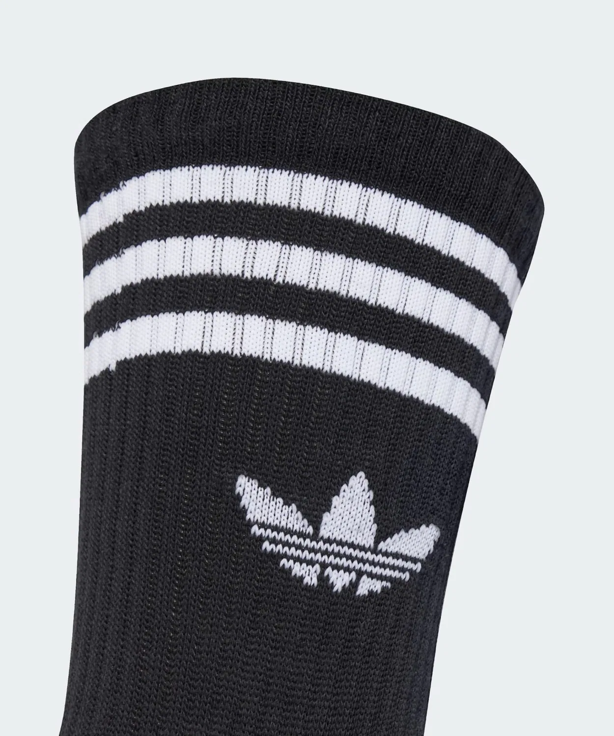 Мужские носки-гольфы с тремя полосками, комплект из 3 пар Adidas, Black — фото 3