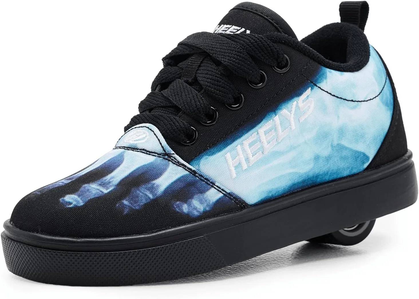 Детские кроссовки-обувь с колёсиками Pro 20 Prints HEELYS, Black/White