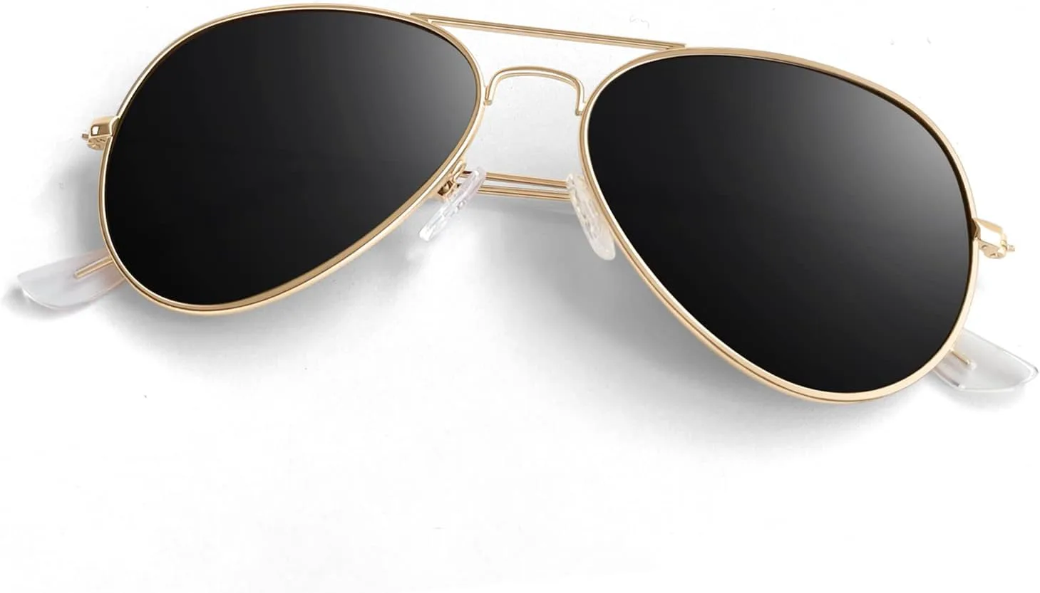 

Солнцезащитные очки «Пилот» для мужчин и женщин, легкая металлическая оправа, поляризованные, защита от УФ-излучения UV400 ANZIW, A Gold Frame/ Grey Lens