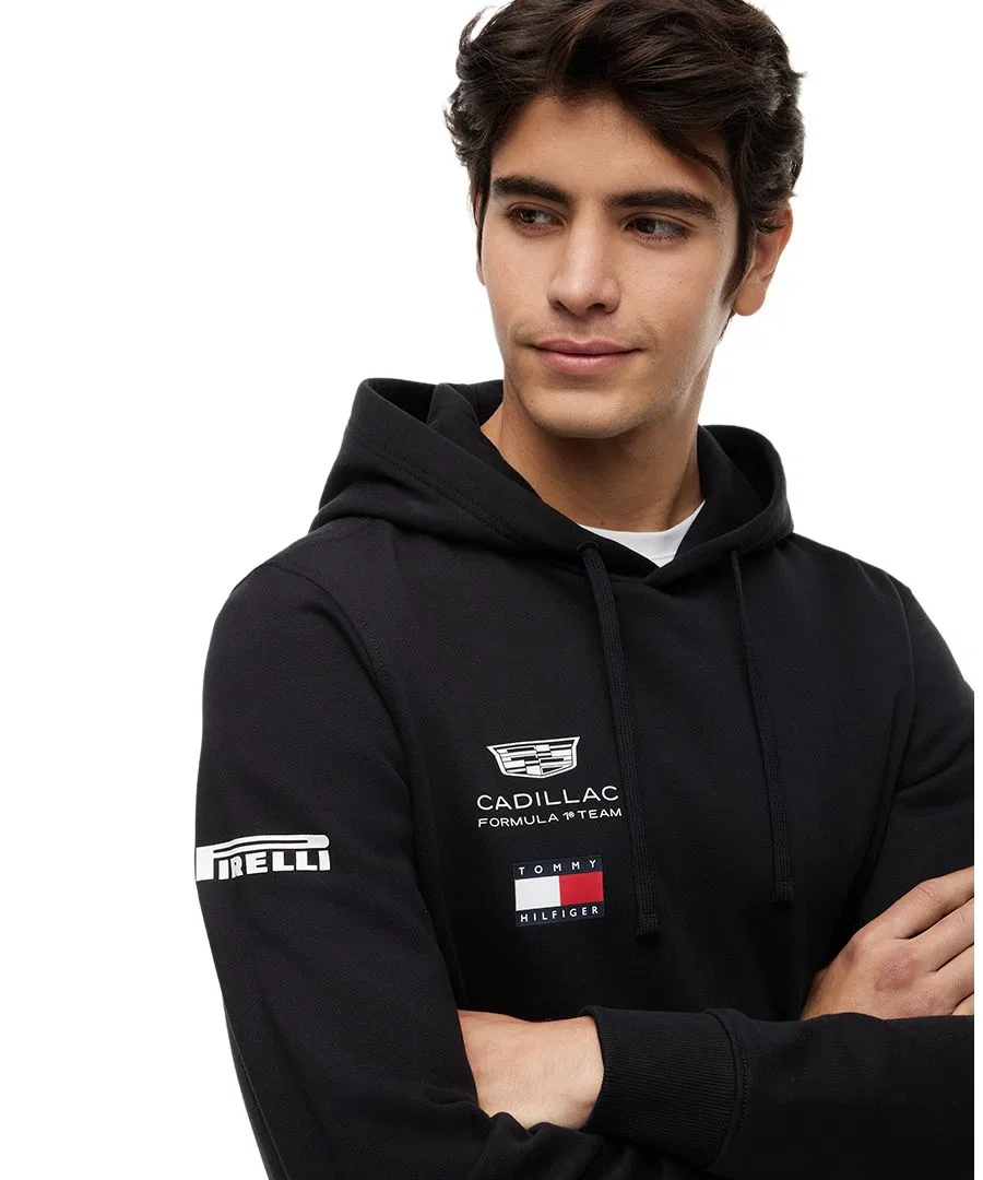 Худи Tommy Hilfiger x Cadillac F1 Men's Replica Graphic Hoodie, Black — фото 3