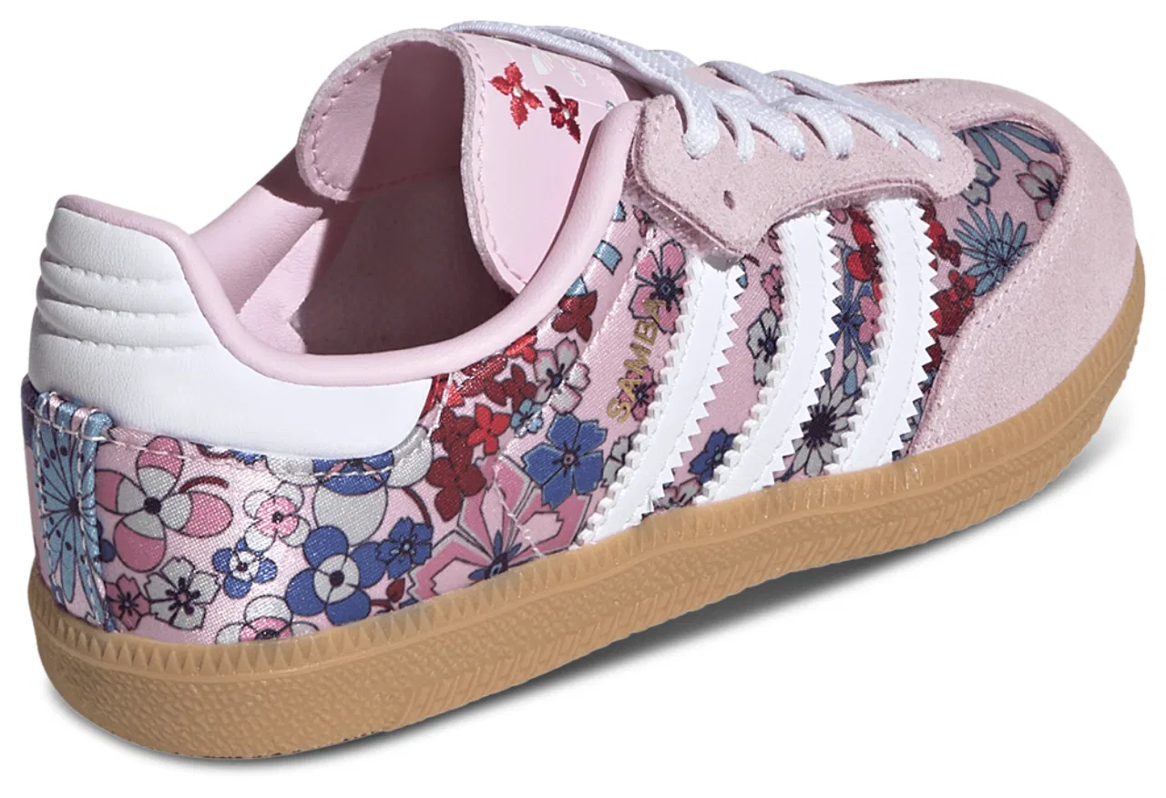 Кеды для девочек Samba OG Adidas, розовый/синий — фото 3