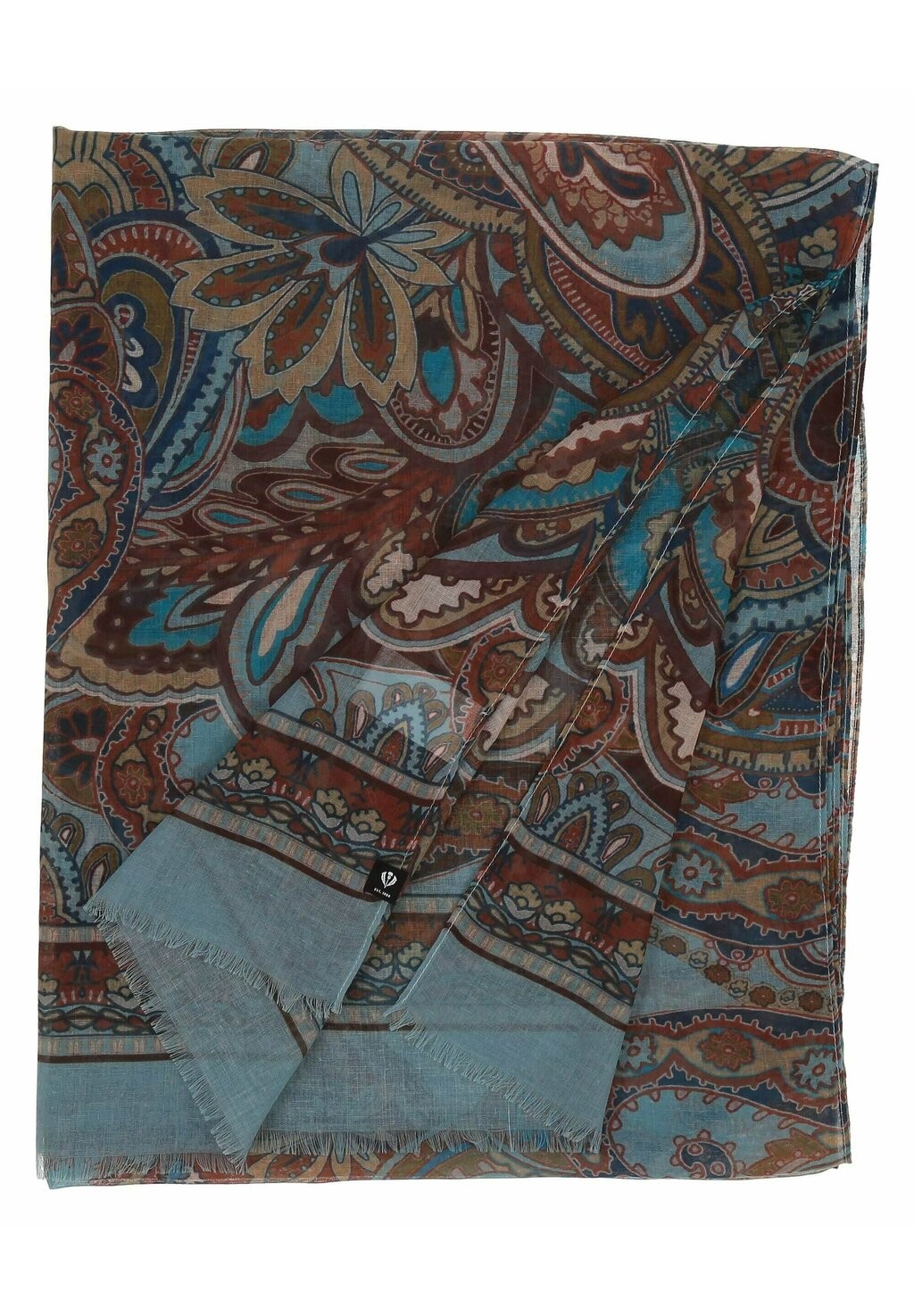 

Шарф PAISLEY PRINT STOLA FRAAS, синий