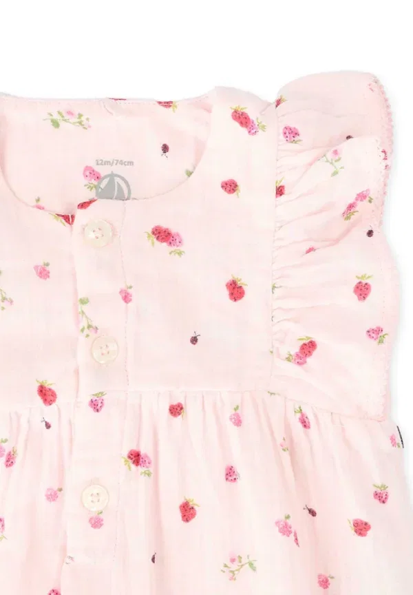 Блуза с цветочным принтом Pagliaccetti Petit Bateau Pink, розовый — фото 3