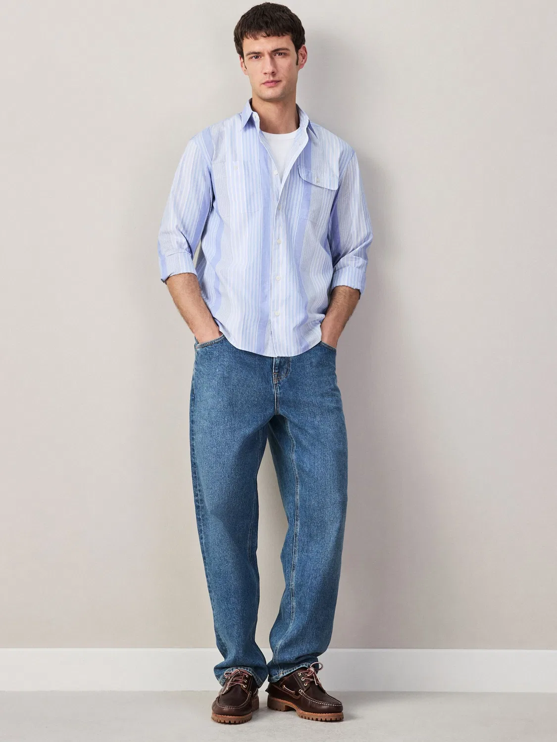 Джинсы Relaxed Fit, Blue Denim Next — фото 2
