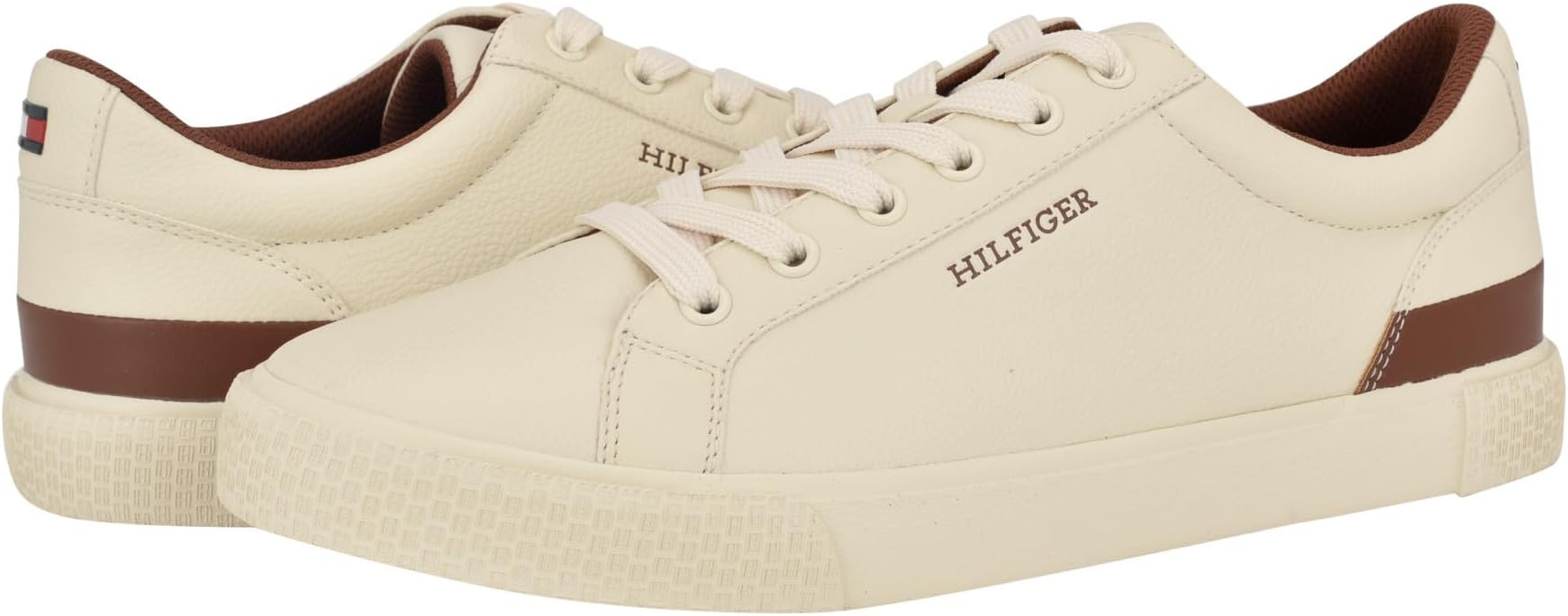 

Кроссовки Tommy Hilfiger Rocci, цвет Ivory/Cognac Multi
