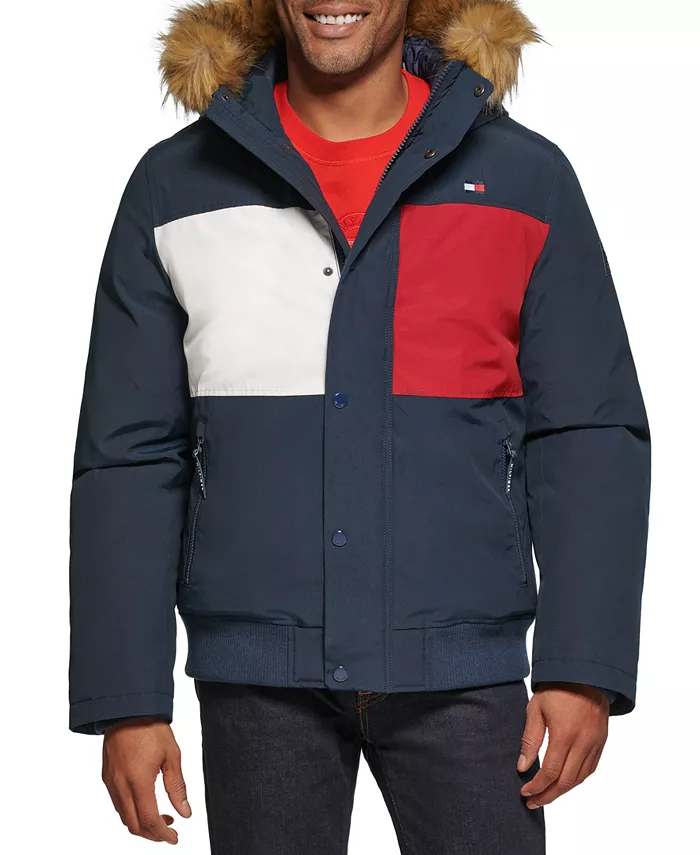 

Короткое пальто Snorkel Tommy Hilfiger, синий
