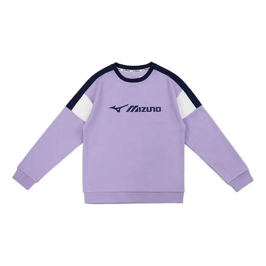 Свитшот с принтом, модель (GS) Mizuno, фиолетовый