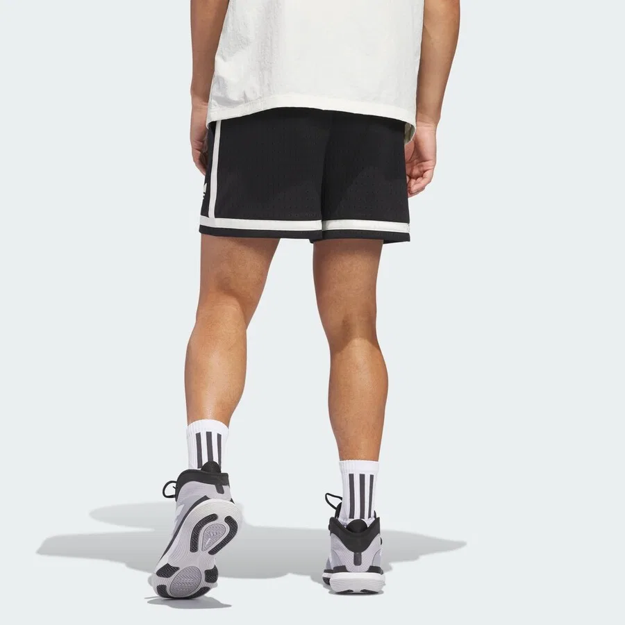 Свободные шорты ADIDAS ORIGINALS 'Originals Basketball' черного цвета — фото 4