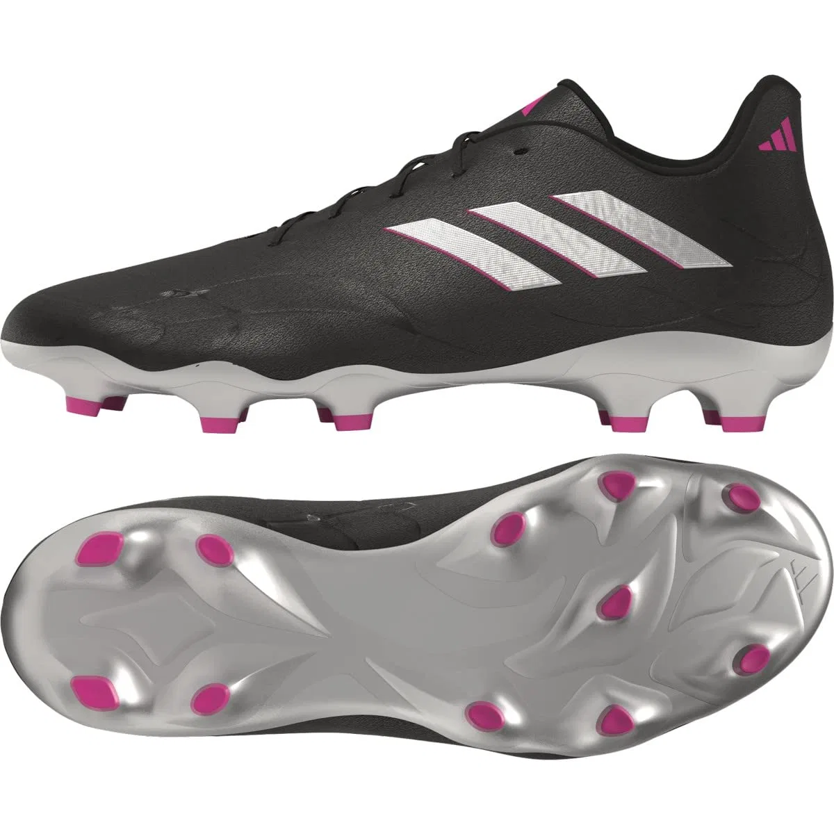 Детские бутсы футбольные для мальчиков Copa 23.3 Adidas, Nero Zero Metallic Team Shock Pink 2 — фото 4
