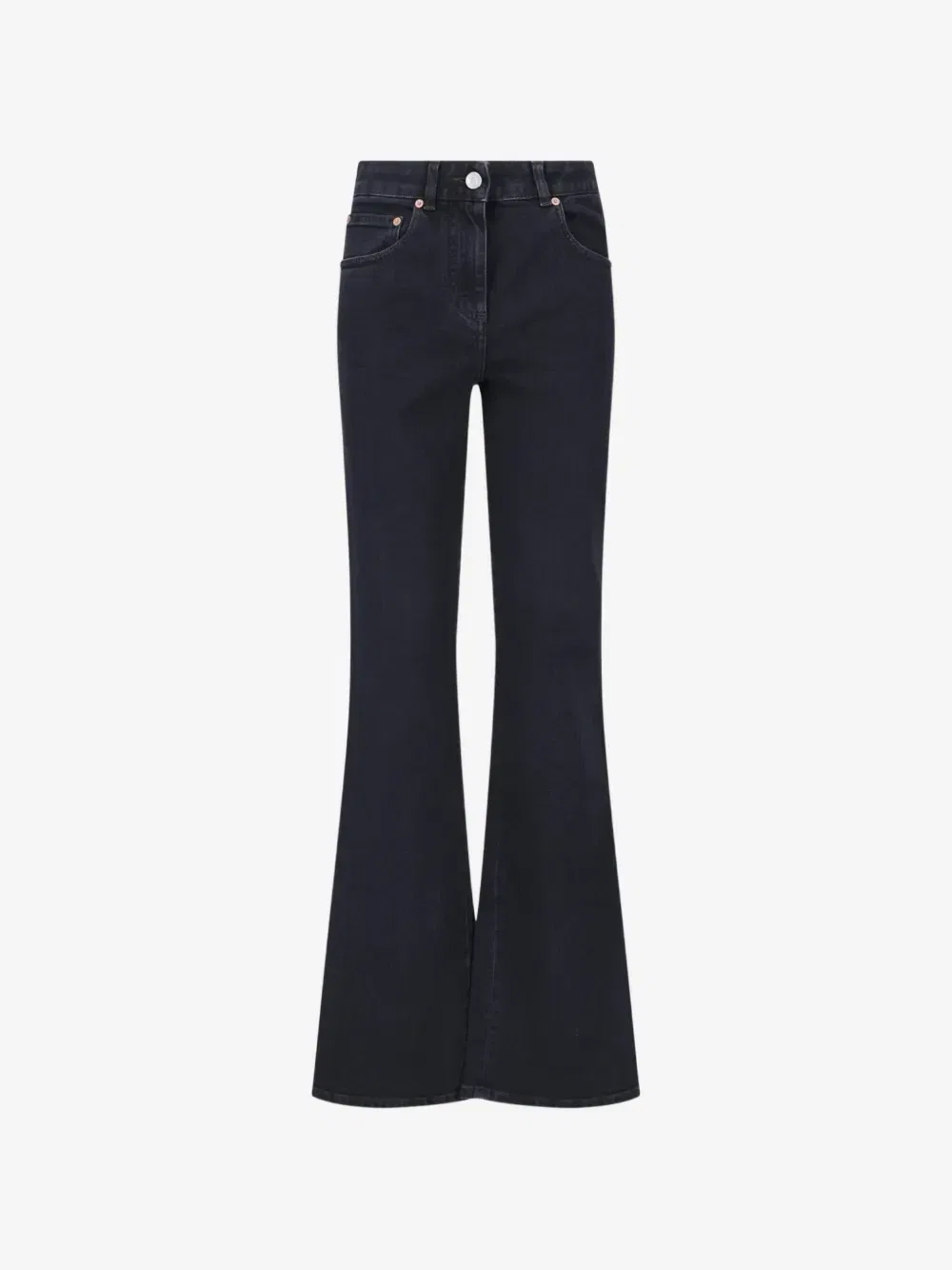 Джинсы-клеш BALMAIN, черный