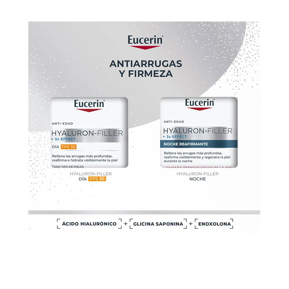 Набор кремов для лица Eucerin Hyaluron Filler день и ночь, 2 шт, SPF 30 Eucerin
