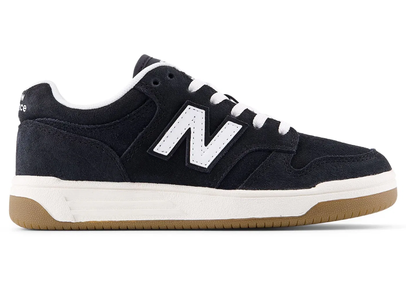 Детские кроссовки с шнуровкой New Balance B480 Lace, NB 103 White/Black