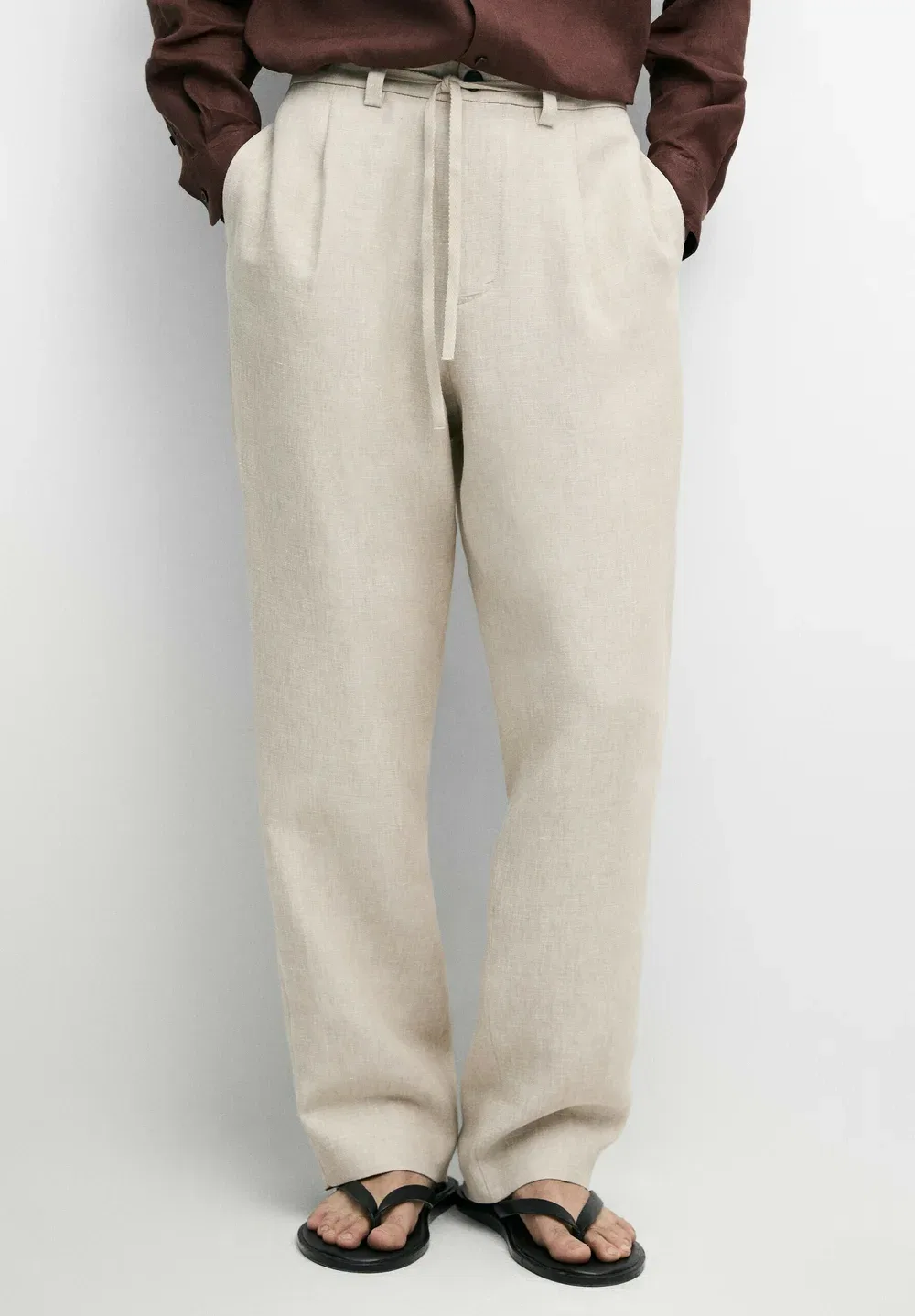 Брюки Massimo Dutti, Beige