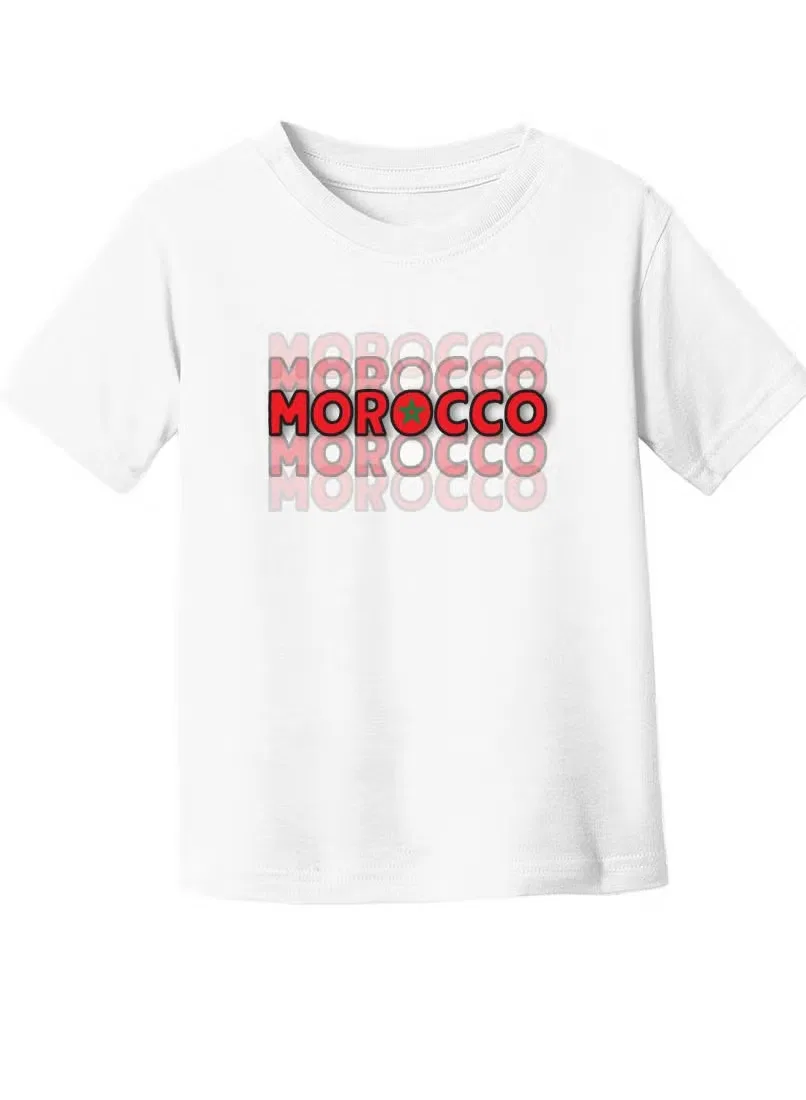 Футболка с принтом для девочки Morocco Printshop4Me, белый — фото 4