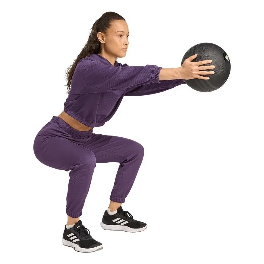 Женские спортивные штаны с принтом MOTION PANT JM6514 adidas, Фиолетовый — фото 4