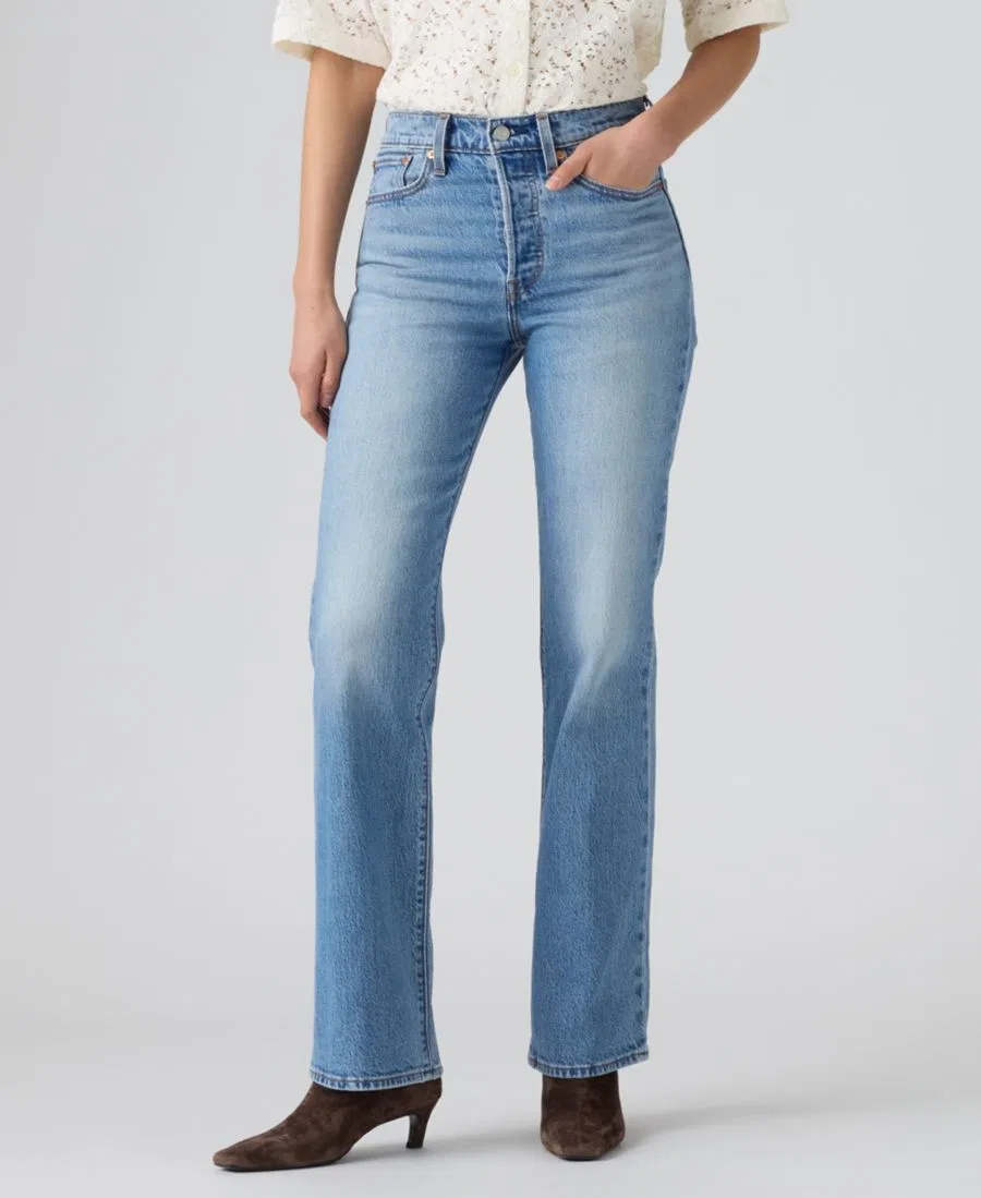 Джинсы клеш с высокой посадкой Wedgie Bootcut Levi's, Probably Here