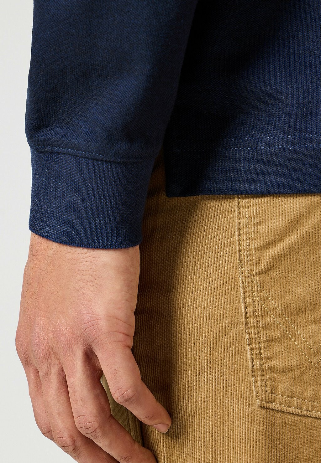 

Рубашка поло REFINED Wrangler, синий