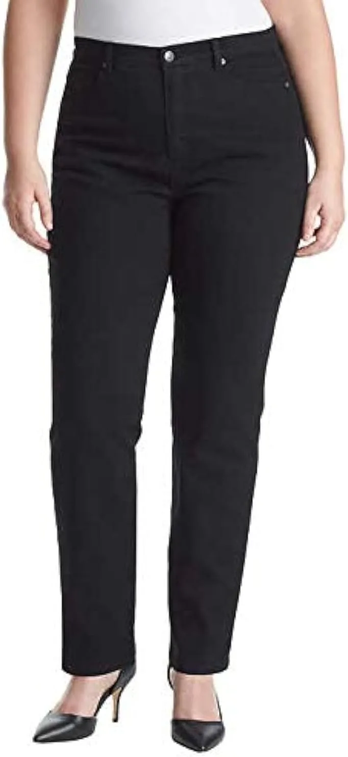 

Gloria Vanderbilt Women's Classic Amanda |High Rise Tapered Jean| Short Length