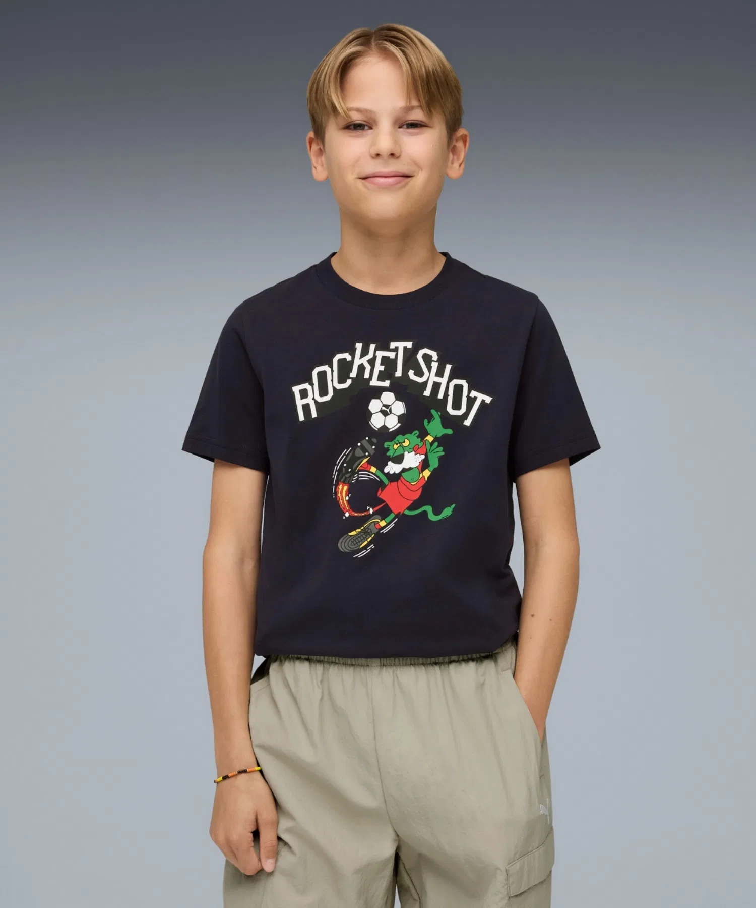 Детская футболка PUMA Super Puma Graphic Tee с коротким рукавом