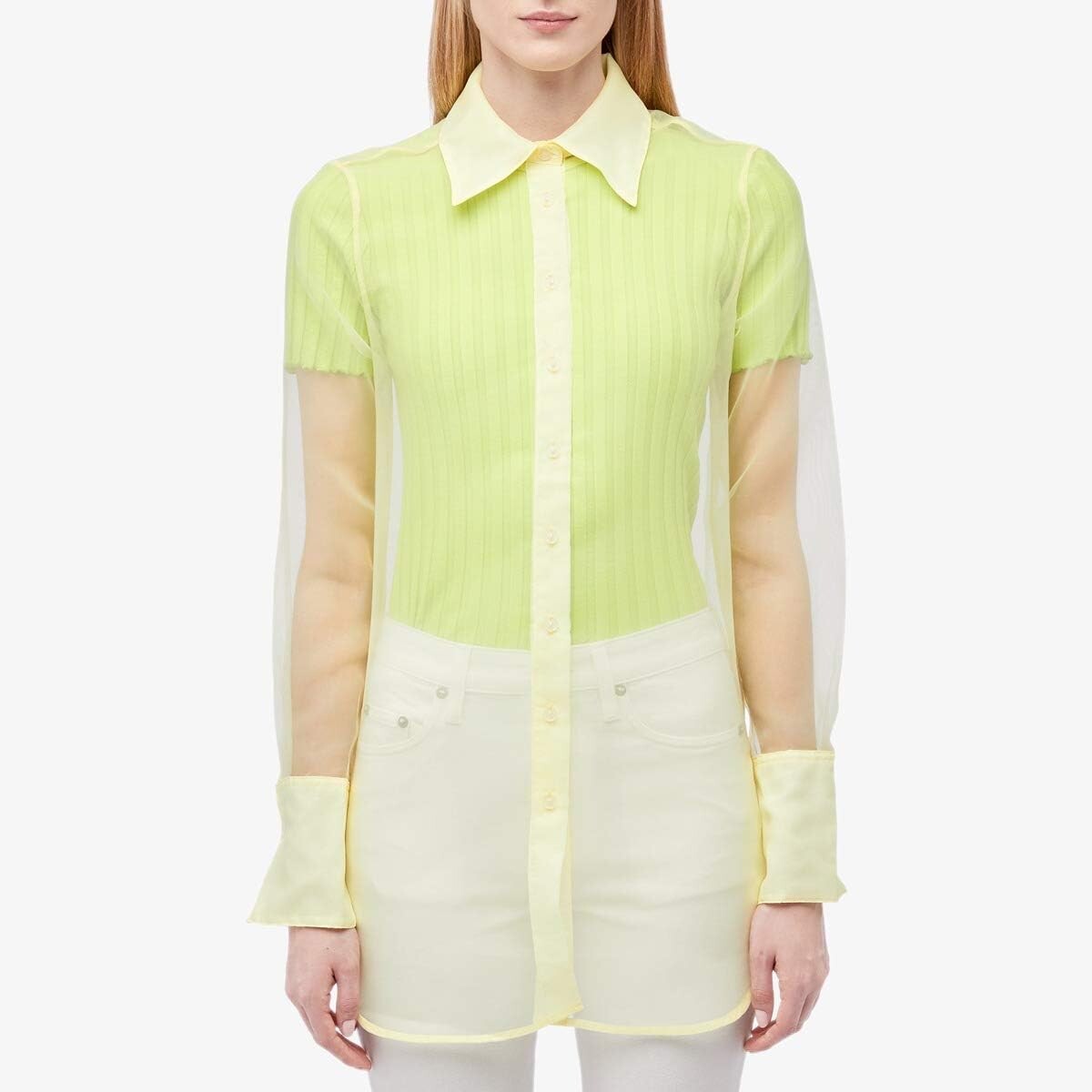 

Рубашка Simon Miller Rowena Light Button-Down, цвет Sea Lemon