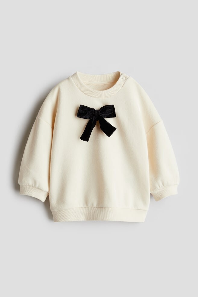 

Толстовка с круглым вырезом H&M, бежевый