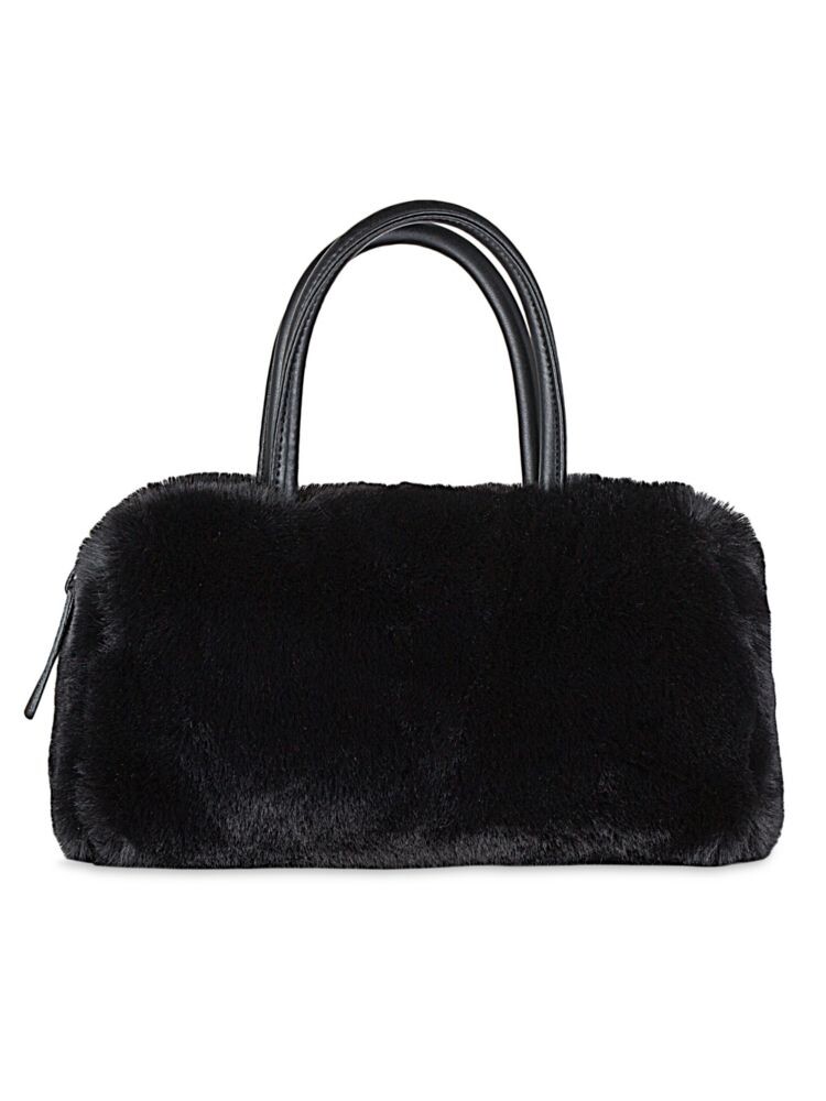 

Сумка для боулинга из искусственного меха Luxe Faux Fur, черный