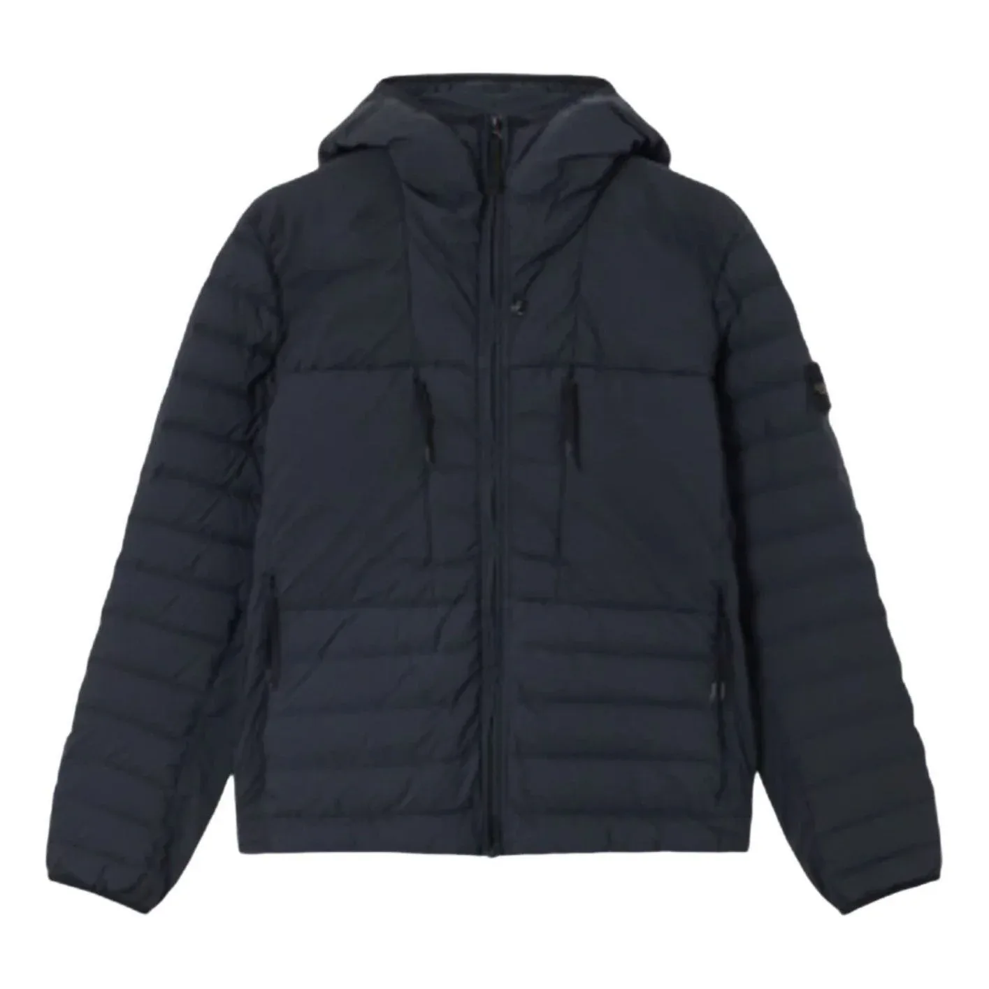 Утепленная куртка-свитер STONE ISLAND, цвет «темно-синий»