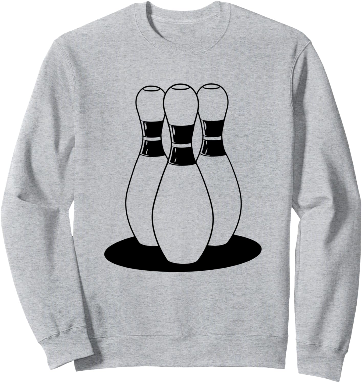 

Толстовка в стиле манги для боулинга Bowling Sports Graphic Tees And Gifts, серый