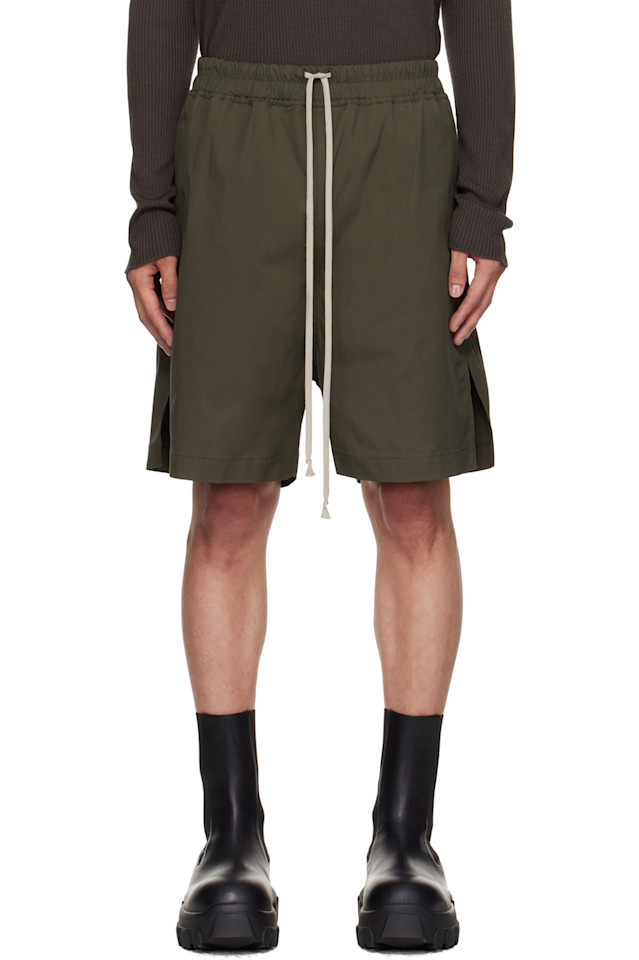 

Rick Owens Боксерские шорты цвета хаки Concordian