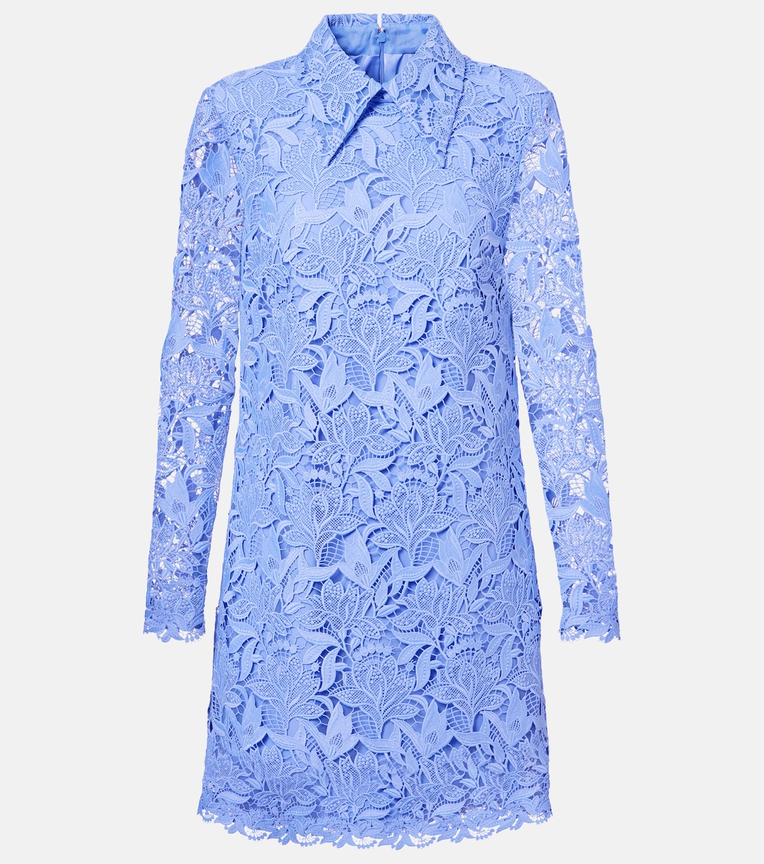 

Кружевное мини-платье Carolina Herrera, Cornflower