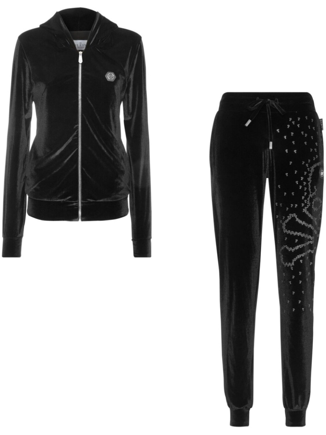 

Спортивный костюм Philipp Plein Skull & Bones (комплект из двух), черный