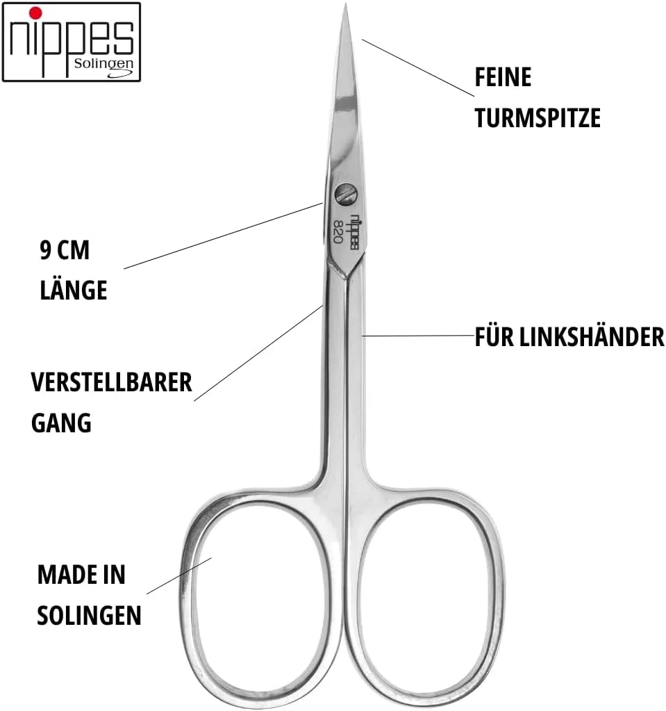 Маникюрные ножницы для кутикулы с изогнутым кончиком от Nippes Solingen Nippes Solingen — фото 3