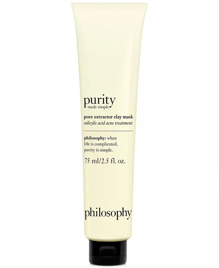 

Purity Made Simple Отшелушивающая глиняная маска для удаления пор, 2,5 унции Philosophy